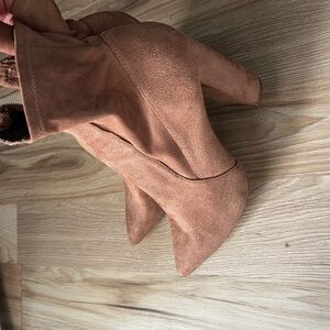 Nude booties